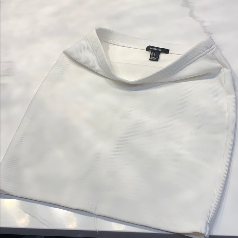 White skirt